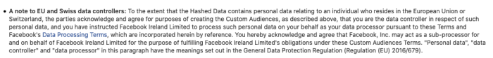 FB Custom Audiences Term