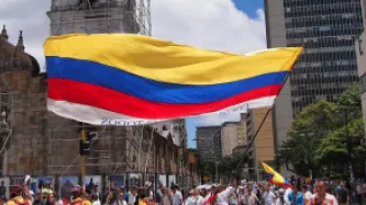 Colombia flag UPR