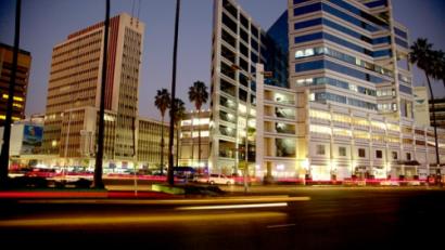 Harare, Zimbabwe, at night