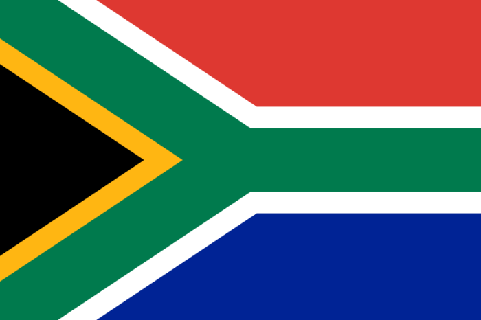 South African flag