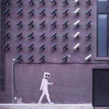 Multiple surveillance cameras