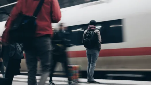 train station people