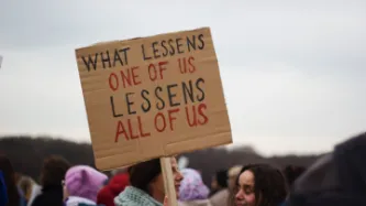 protests placard