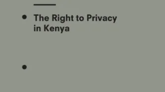 35th UPR Kenya - cover