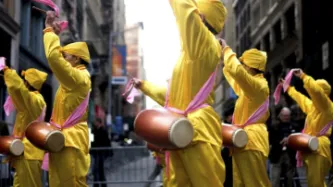 Falun Gong practitioners in NYC