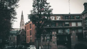 Picture of a street in Valenciennes